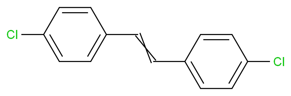 1-chloro-4-[2-(4-chlorophenyl)ethenyl]benzene_分子结构_CAS_5121-74-4