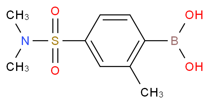 4-(N,N-Dimethylsulphamoyl)-2-methylbenzeneboronic acid 98%_分子结构_CAS_957034-82-1)