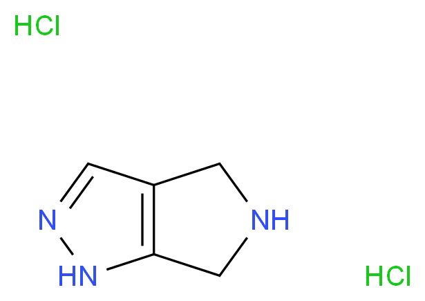 1H,4H,5H,6H-pyrrolo[3,4-c]pyrazole dihydrochloride_分子结构_CAS_157327-47-4