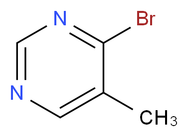 4-BroMo-5-MethylpyriMid_分子结构_CAS_1257851-33-4)