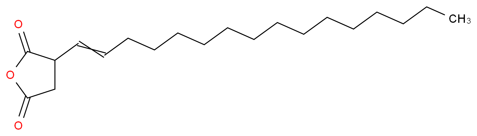 HEXADECENYL SUCCINIC ANHYDRIDE_分子结构_CAS_32072-96-1)