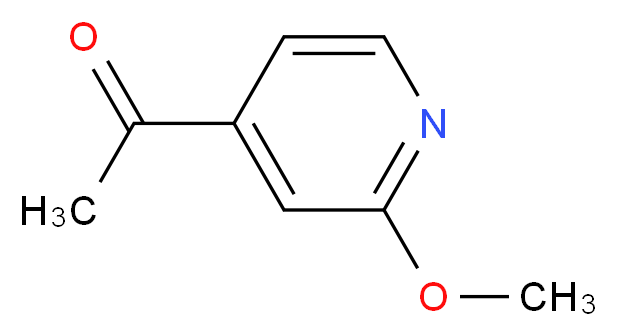 1-(2-methoxypyridin-4-yl)ethan-1-one_分子结构_CAS_764708-20-5