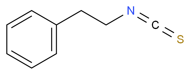 异硫氰酸2-苯乙酯_分子结构_CAS_2257-09-2)