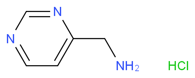 pyrimidin-4-ylmethanamine hydrochloride_分子结构_CAS_1138011-17-2