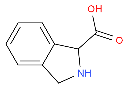2,3-dihydro-1H-isoindole-1-carboxylic acid_分子结构_CAS_66938-02-1