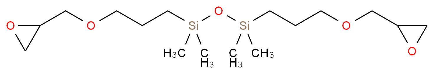 1,3-bis(3-GLYCIDOXYPROPYL) TETRAMETHYL DISILOXANE_分子结构_CAS_126-80-7)