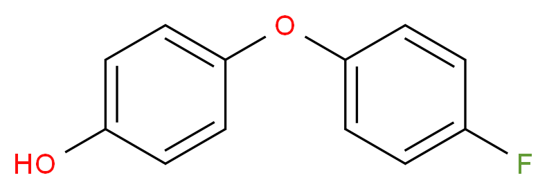 4-(4-氟苯氧基)苯酚_分子结构_CAS_1524-19-2)