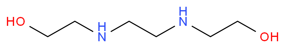N,N'-bis(2-HYDROXYETHYL)ETHYLENE DIAMINE_分子结构_CAS_4439-20-7)