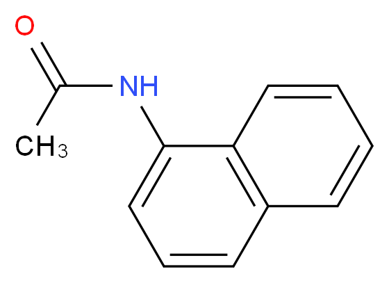 N-(naphthalen-1-yl)acetamide_分子结构_CAS_575-36-0