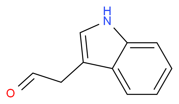 2-(1H-INDOL-3-YL)ACETALDEHYDE_分子结构_CAS_2591-98-2)