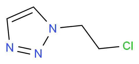 1-(2-chloroethyl)-1H-1,2,3-triazole_分子结构_CAS_70501-79-0