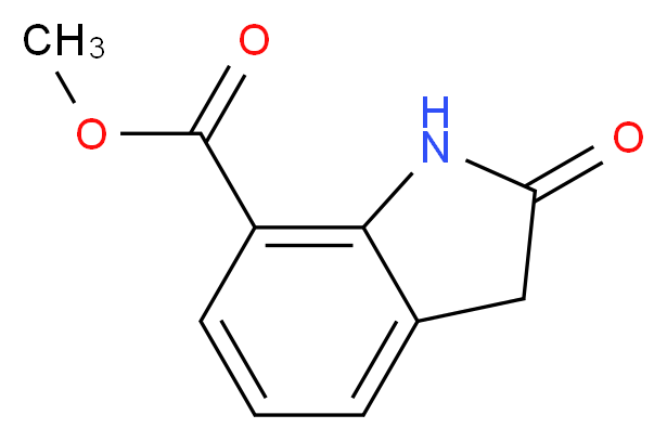 METHYL OXINDOLE-7-CARBOXYLATE_分子结构_CAS_380427-39-4)