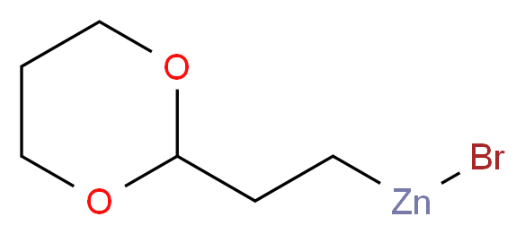 2-(1,3-Dioxan-2-yl)ethylzinc bromide, 0.5M in THF_分子结构_CAS_307531-82-4)