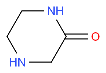 哌嗪-2-酮_分子结构_CAS_5625-67-2)
