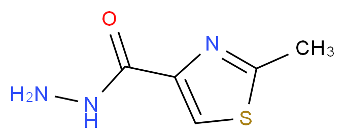 2-Methyl-1,3-thiazole-4-carbohydrazide_分子结构_CAS_101767-28-6)