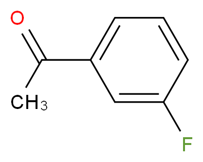 1-(3-fluorophenyl)ethan-1-one_分子结构_CAS_)