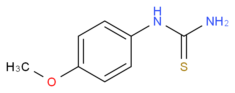 1-(4-Methoxyphenyl)-2-thiourea 98%_分子结构_CAS_2293-07-4)