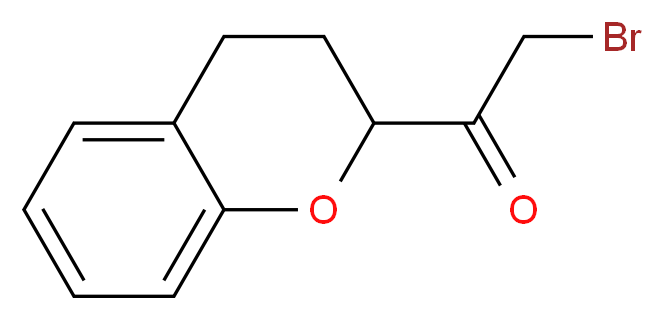 2-bromo-1-(chroman-2-yl)ethanone_分子结构_CAS_115749-41-2)