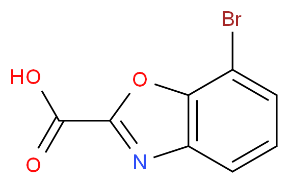 7-bromo-1,3-benzoxazole-2-carboxylic acid_分子结构_CAS_944898-67-3