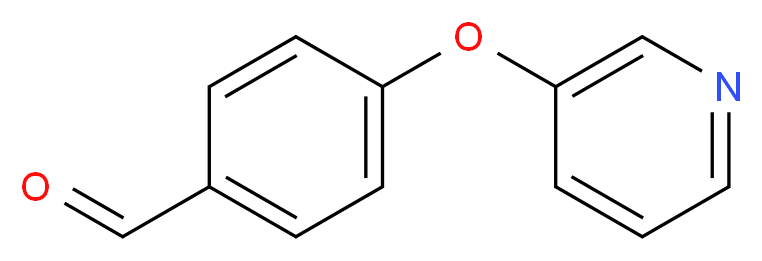4-(pyridin-3-yloxy)benzaldehyde_分子结构_CAS_87626-41-3