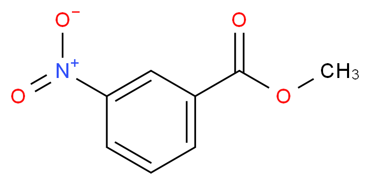 METHYL m-NITROBENZOATE_分子结构_CAS_618-95-1)