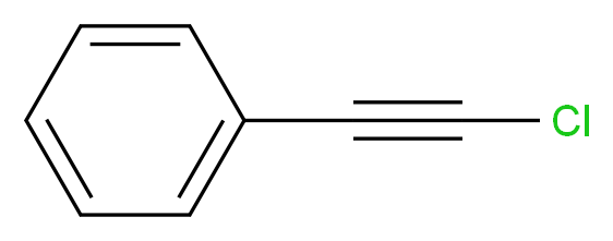 (Chloroethynyl)benzene_分子结构_CAS_1483-82-5)