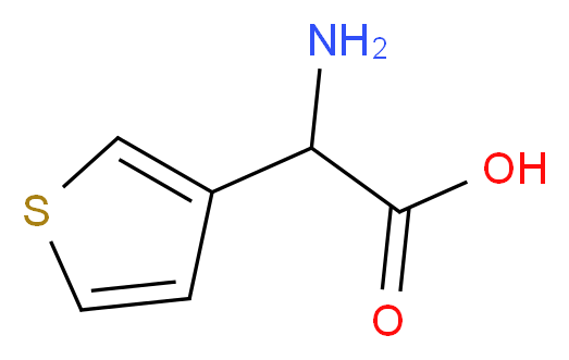 2-Amino-2-(3-thienyl)acetic acid_分子结构_CAS_38150-49-1)