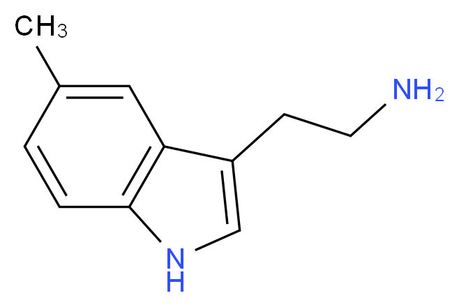 5-METHYLTRYPTAMINE_分子结构_CAS_55795-89-6)