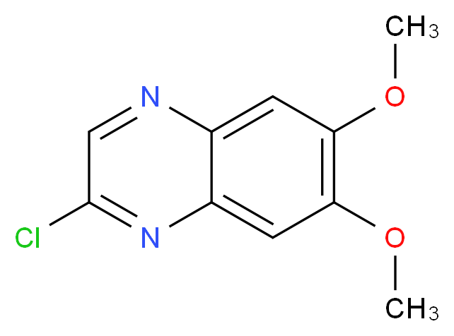 2-chloro-6,7-dimethoxyquinoxaline_分子结构_CAS_)