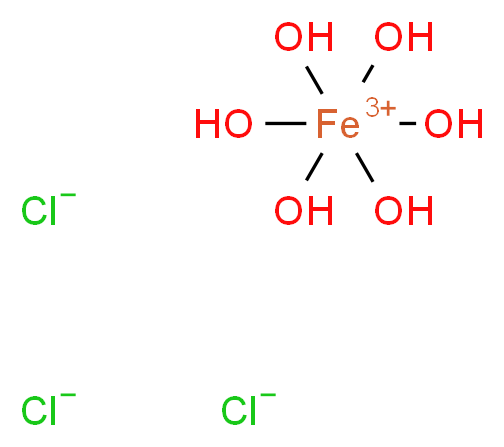 hexahydroxyirontris(ylium) trichloride_分子结构_CAS_10025-77-1