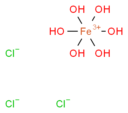 FERRIC CHLORIDE HEXAHYDRATE ACS REAGENT GRADE_分子结构_CAS_10025-77-1)