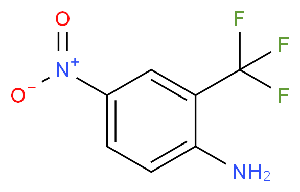 4-硝基-2-(三氟甲基)苯氨_分子结构_CAS_121-01-7)