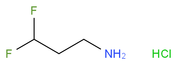 3,3-difluoropropan-1-amine hydrochloride_分子结构_CAS_)