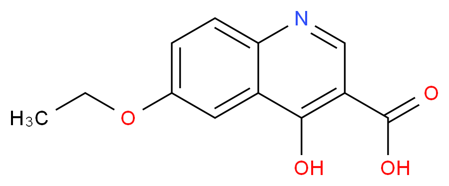 6-Ethoxy-4-hydroxy-quinoline-3-carboxylic acid_分子结构_CAS_303121-10-0)