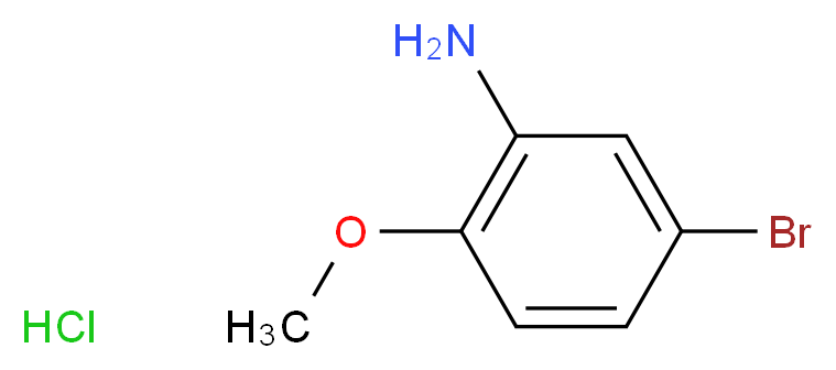 5-bromo-2-methoxyaniline hydrochloride_分子结构_CAS_1072945-54-0