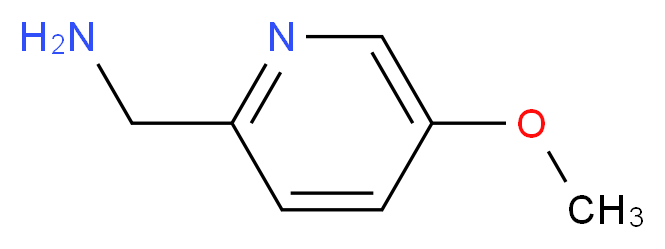 1-(5-METHOXYPYRIDIN-2-YL)METHANAMINE_分子结构_CAS_905306-69-6)