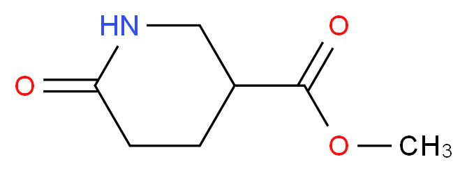 methyl 6-oxopiperidine-3-carboxylate_分子结构_CAS_958991-06-5