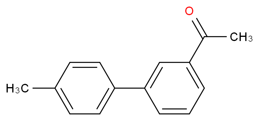 1-(4'-Methyl[1,1'-biphenyl]-3-yl)ethanone_分子结构_CAS_)