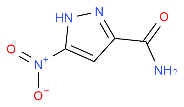 5-Nitro-1H-pyrazole-3-carboxamide_分子结构_CAS_)
