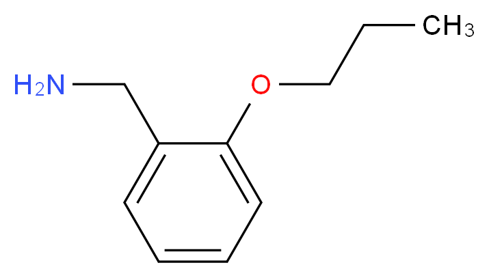 (2-propoxyphenyl)methanamine_分子结构_CAS_37806-31-8