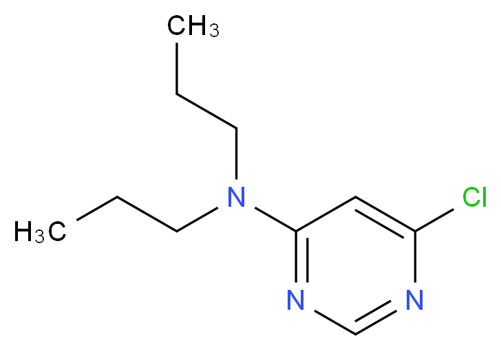 6-chloro-N,N-dipropylpyrimidin-4-amine_分子结构_CAS_951885-40-8