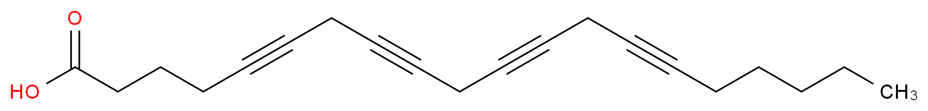 icosa-5,8,11,14-tetraynoic acid_分子结构_CAS_1191-85-1