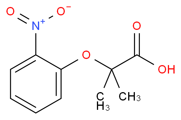 2-Methyl-2-(2-nitrophenoxy)propanoic acid_分子结构_CAS_)