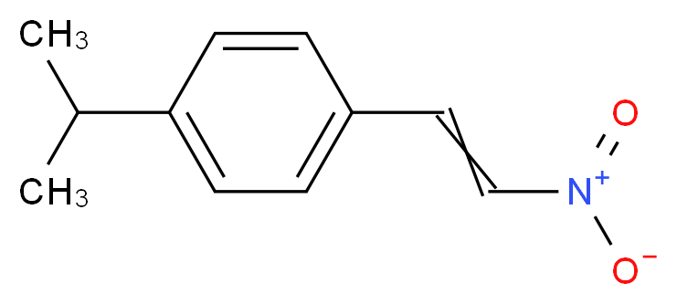1-(2-nitroethenyl)-4-(propan-2-yl)benzene_分子结构_CAS_42139-37-7