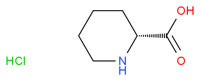 (R)-PIPERIDINE-2-CARBOXYLIC ACID HCL_分子结构_CAS_38470-14-3)