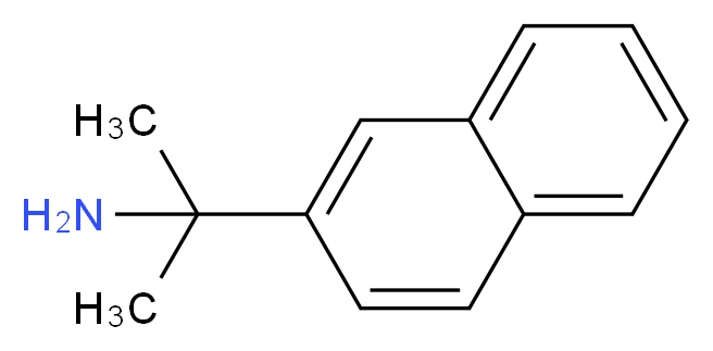 2-(naphthalen-2-yl)propan-2-amine_分子结构_CAS_90299-04-0