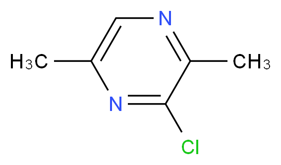 3-Chloro-2,5-dimethylpyrazine_分子结构_CAS_95-89-6)