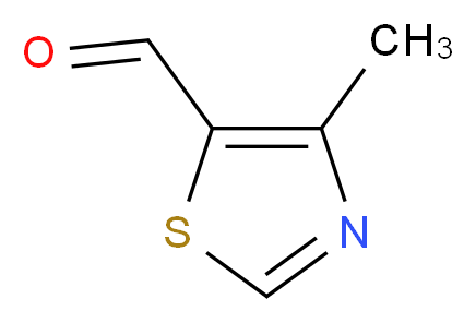 4-Methyl-1,3-thiazole-5-carbaldehyde_分子结构_CAS_82294-70-0)