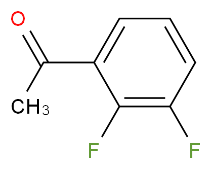 1-(2,3-difluorophenyl)ethan-1-one_分子结构_CAS_18355-80-1