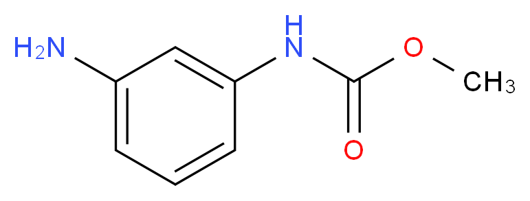 methyl N-(3-aminophenyl)carbamate_分子结构_CAS_)